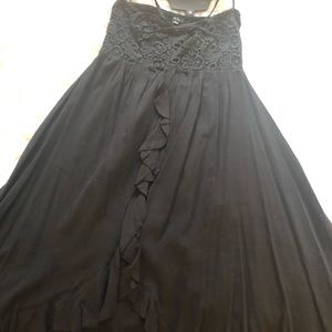 Casual black dress